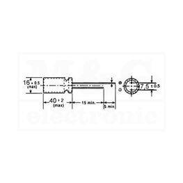 Slika za KONDENZATOR EL. V 6800µF 16V