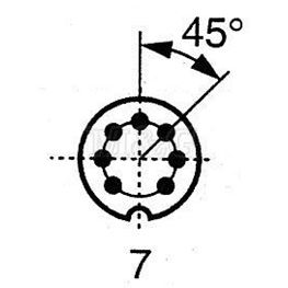 Slika za UTIKAČ DIN NP/Ž 7-POL 270°
