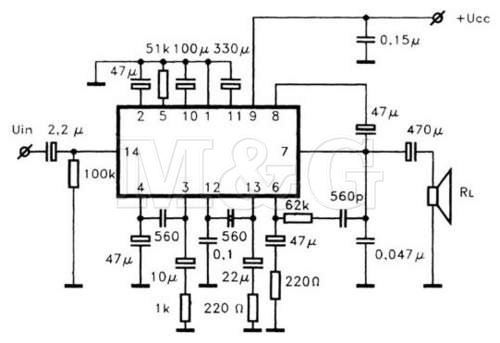 M&G Electronic  INTEGRISANO KOLO TA 7223 P