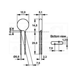 Slika za OTPORNIK VDR-VARISTOR SIOV-S10K300