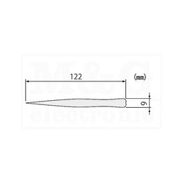 Slika za PINCETE STANDARDNE SAVIJENE PRAVE 125 mm