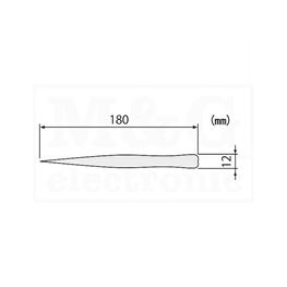 Slika za PINCETE STANDARDNE SAVIJENE PRAVE 180 mm